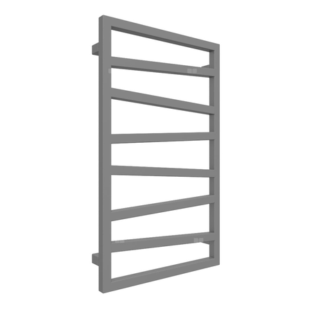 Grzejnik drabinkowy TERMA ZIGZAG, podłączenie SX, wym. 835 x 500 mm, kolor szary kurz RAL7037, moc 320W