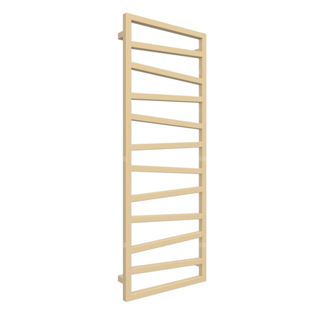 Grzejnik drabinkowy TERMA ZIGZAG, podłączenie SX, wym. 1310 x 500 mm, kolor kość słoniowa RAL1014, moc 490W
