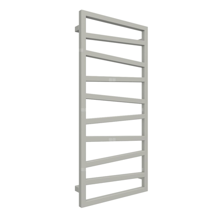 Grzejnik drabinkowy TERMA ZIGZAG, podłączenie Z1, wym. 1070 x 500 mm, kolor srebrny połysk, moc 406W