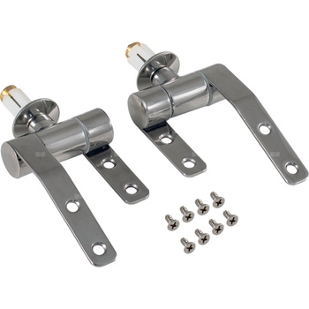 Zestaw zawiasów Geberit do deski sedesowej, wolne opadanie (2 szt.)