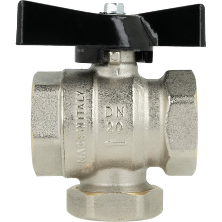 Zawór kulowy z filtrem siatkowym i magnesem BFV, GW G3/4''