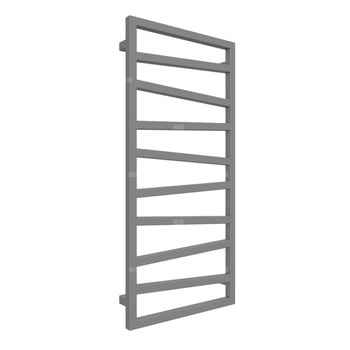 Grzejnik drabinkowy TERMA ZIGZAG, podłączenie SX, wym. 1070 x 500 mm, kolor szary kurz RAL7037, moc 406W
