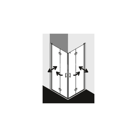 Kermi wejście narożne Liga 2CL 1200x1850 1175-1200 SIHG ESG Clean