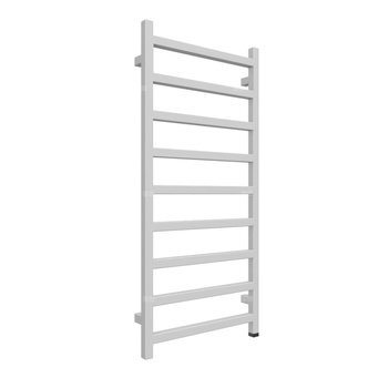 Grzejnik drabinkowy TERMA SIMPLE ONE, podłączenie S1, wym. 1080 x 500 mm, kolor srebrny metalik, moc 396W