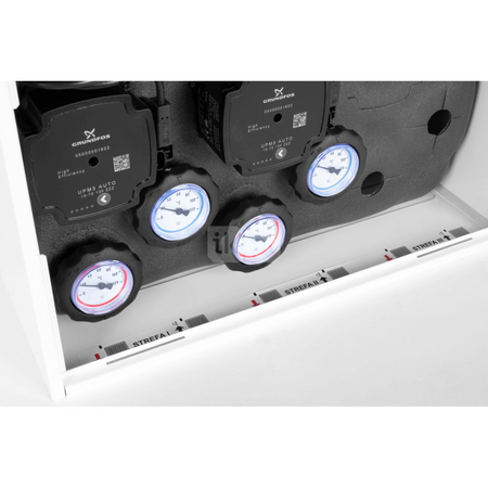 Grupa pompowa AFRISO PrimoBox AZB 255 GZ x GW 3/4'' x 3/4'', z izolacją, z siłownikiem arm 141