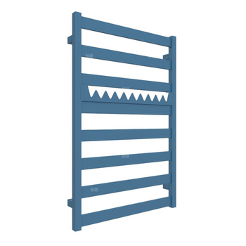 Grzejnik drabinkowy TERMA VIVO, podłączenie SX, wym. 910 x 600 mm, kolor niebieski brylantowy RAL5007 (farba), moc 405W