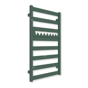 Grzejnik drabinkowy TERMA VIVO, podłączenie SX, wym. 910 x 500 mm, kolor zielony chlorofil (farba), moc 350W