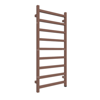 Grzejnik elektryczny TERMA SIMPLE ONE 1080 x 500 mm, kolor Cu, moc 400 W, podłączenie E1, kabel prosty bez wtyczki szary