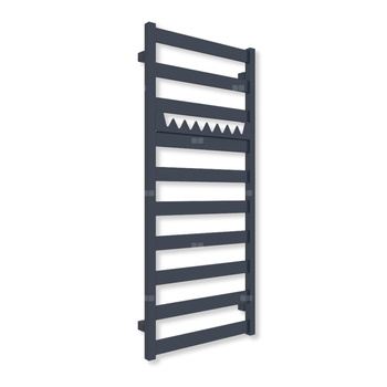 Grzejnik drabinkowy TERMA VIVO, podłączenie SX, wym. 1150 x 500 mm, kolor granatowy stalowy RAL5011 (farba), moc 433W