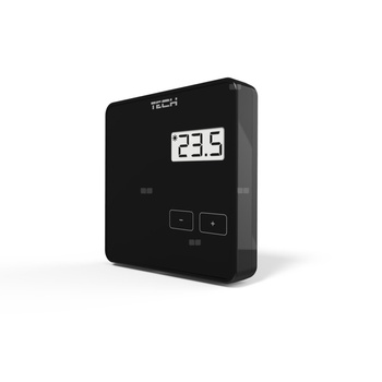 Bezprzewodowy regulator pokojowy czarny, model R-8b