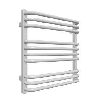 Grzejnik drabinkowy TERMA Alex, podłączenie SX, wym. 540 x 500 mm, kolor srebrny mat, moc 299W