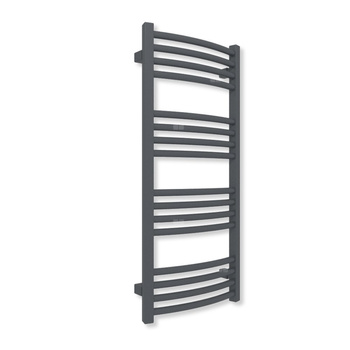 Grzejnik drabinkowy TERMA LENA, podłączenie Z8, wym. 900 x 400 mm, kolor metaliczny szary (farba), moc 326W