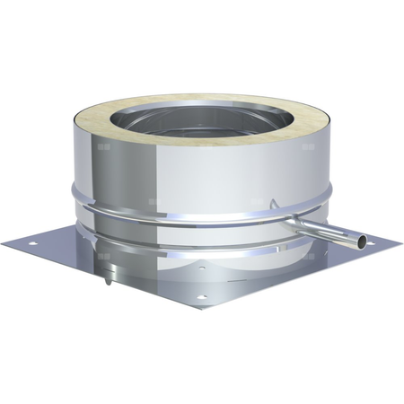 Płyta fundamentowa z odpływem skroplin w bok montaż na cokole