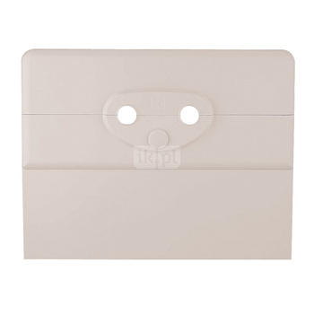 Rozeta maskująca z tworzywa sztucznego, biała RAL9010.