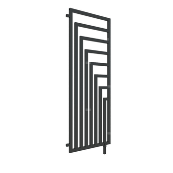 Grzejnik drabinkowy TERMA ANGUS DW, podłączenie ZX, wym. 1780 x 680 mm, kolor nowy czarny krokodyl, moc 1116W