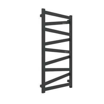 Grzejnik drabinkowy TERMA VIPERA ONE, podłączenie S1, wym. 990 x 500 mm, kolor czarny jak kruk połysk RAL9005
