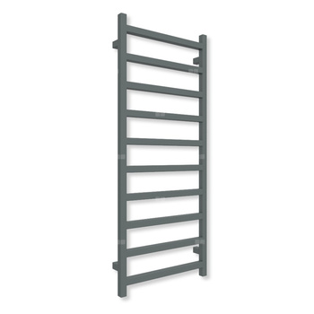 Grzejnik drabinkowy TERMA SIMPLE, podłączenie SX, wym. 1200 x 500 mm, kolor surowy metal (farba), moc 440W