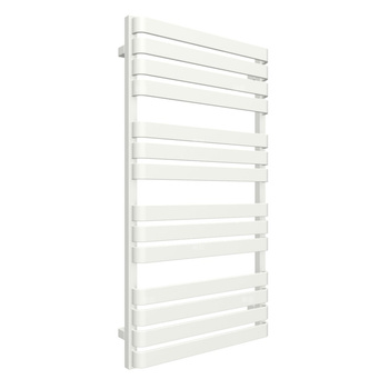 Grzejnik drabinkowy TERMA WARP T, podłączenie SX, wym. 1110 x 600 mm, kolor biała ściana, moc 650W