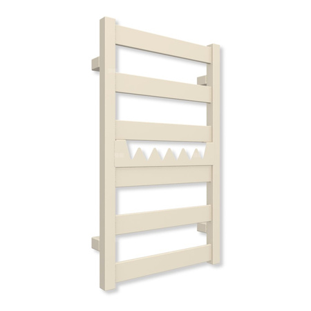 Grzejnik drabinkowy TERMA VIVO, podłączenie SX, wym. 670 x 400 mm, kolor musujący krem (farba), moc 230W
