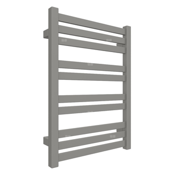 Grzejnik drabinkowy TERMA MARLIN, podłączenie SX, wym. 600 x 430 mm, kolor ciemne aluminium metaliczny RAL9007, moc 244W