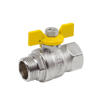 Zawór odcinający do gazu ARCO MIÑO GZ 1'' x GW 1'', uchwyt motylek