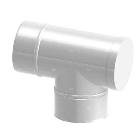 Trójnik powietrzno-spalinowy 87' Concept By JEREMIAS pp z uszczelką 80/125mm