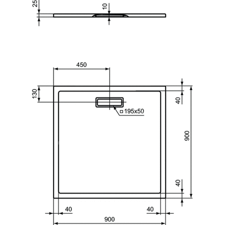 ULTRAFLAT NEW BRODZIK 90X90 KWAD. SILK