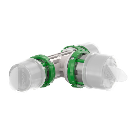 Trójnik redukcyjny, zaprasowywany (PPSU) 32x3-20x2-32x3