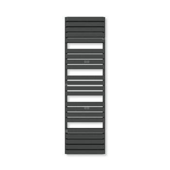 Grzejnik drabinkowy TERMA WARP T BOLD, podłączenie Z8, wym. 1690 x 500 mm, kolor czarny jak kruk soft (farba), moc 1190W