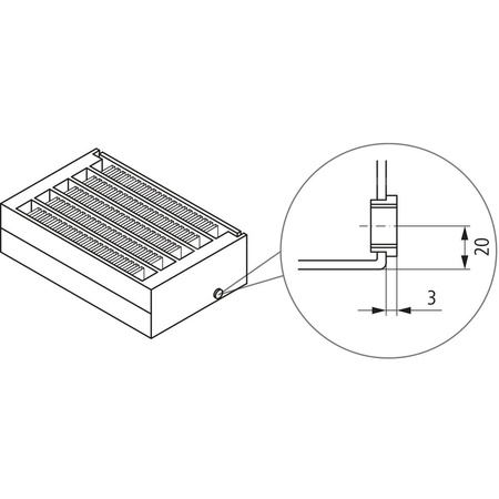 Kermi konwektor KNN21 280x72x4200 RAL 9016, 6 bar, z osłoną, podł. Uni