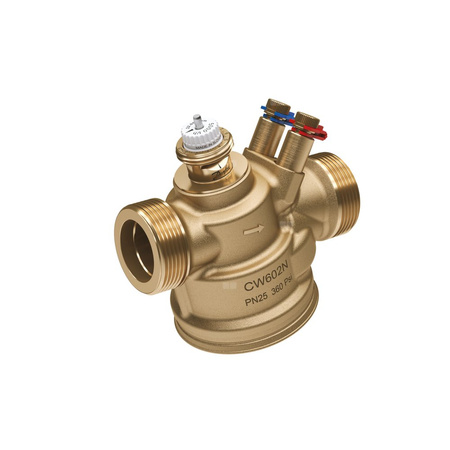 Niezależny od ciśnienia zawór regulacyjny AB-QM 4.0 DN32, złączki pomiarowe, gwint zewn.