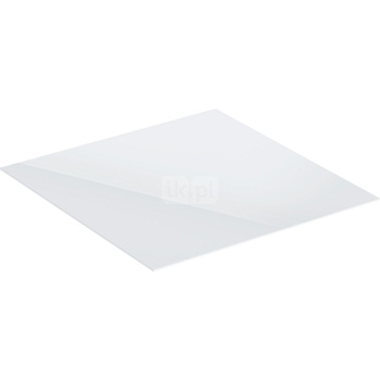 Blat Geberit ONE do szafki bocznej i elementu bocznego, szkło: 45x0.6x46.5cm, Biały / Szkło