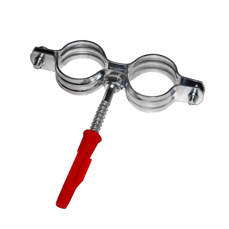 Uchwyt podwójny GORGIEL USZ II do mocowania rur 20mm