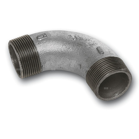 Łuk 90' SANHA 3#, żeliwo (cynk/nikiel) (ocynk), 1 1/4'' (GZ)