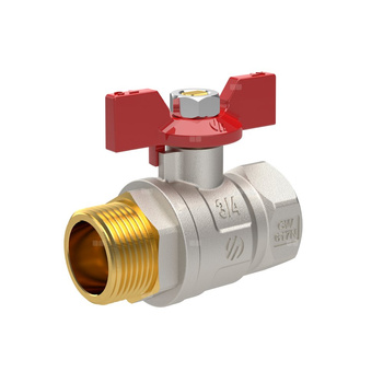 SENA VA30 zawór kulowy 3/8 GZ-GW uchwyt motylkowy