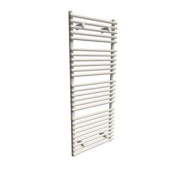 Grzejnik drabinkowy GORGIEL, podłączenie 21, wym. 1409 x 496 mm, kolor szary mat
