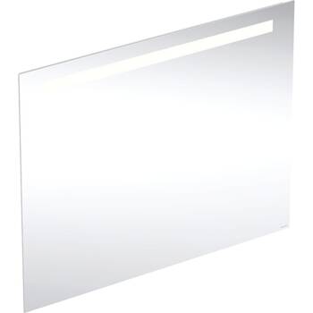 Geberit Option Basic Square Podświetlane lustro, B90cm, H70cm, T3.2cm, oświetlenie u góry, Aluminium anodyzowane