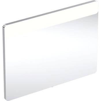 Geberit Option Square Podświetlane lustro, B90cm, H65cm, T3.2cm, oświetlenie u góry, Aluminium szczotkowane