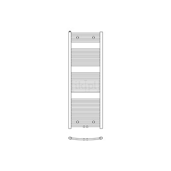 Grzejnik drabinkowy KERMI B20, wym. 1789 x 490 mm, kolor biały, moc 806W