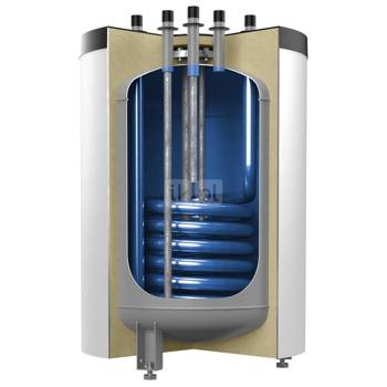 Pojemnościowy podgrzewacz wody Storatherm Aqua Compact AC 160/1_C, stojący, biały, klasa energetyczna C