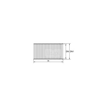 Rura wznosząca do studzienek MAGNAPLAST RWK PP 315 x 1250 mm, kolor czarny