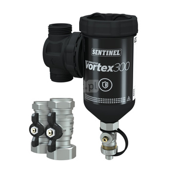 Separator do magnetycznej filtracji zanieczyszczeń VORTEX 300 ML, złącza 3/4 mm 74013