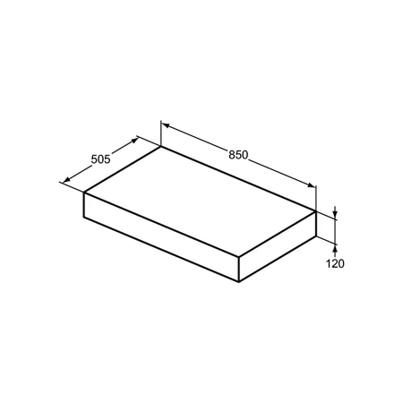 ADAPTO KONSOLA 85X50 GRY STN