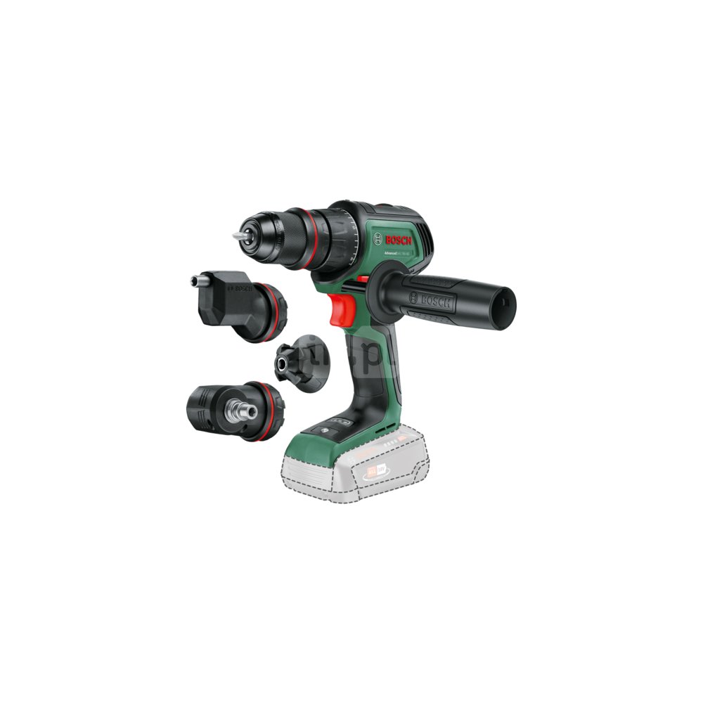 Akumulatorowa wiertarko-wkrętarka AdvancedDrill 18V-80 Quicksnap (Baretool) (Set - 3 attachments)