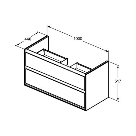 C.AIR SZAFKA 100X44 GLG&MWH