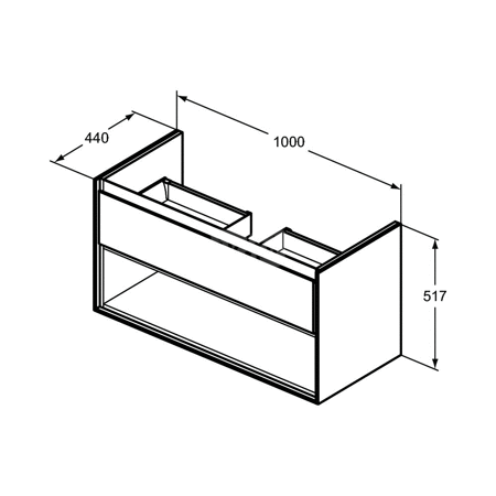 C.AIR SZAFKA 100X44 GLG&MWH