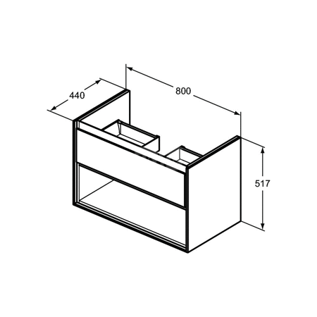 C.AIR SZAFKA 80X44 WLG&MWH