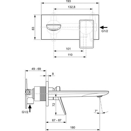 CONCA BATERIA UMYWALKOWA B-IN 18O 5L KIT2 BR NICK