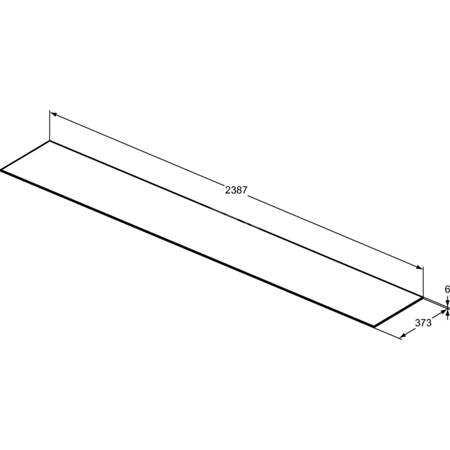 CONCA BLAT CERAM. 240X37 CM BLM BC/NC