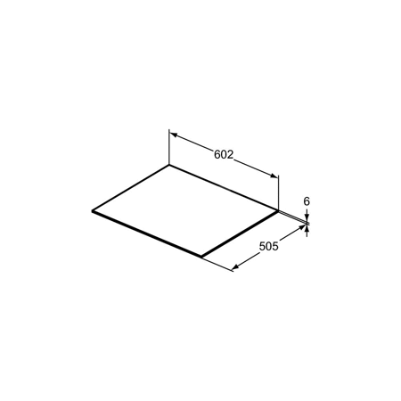 CONCA BLAT CERAM. 60 X 50.5 CM WHM BC/NC